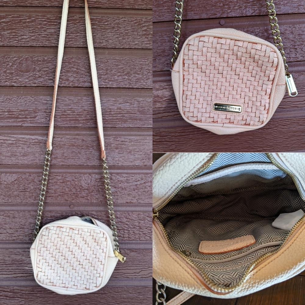 🖖 Steve Madden 🖖 pink woven crossbody purse